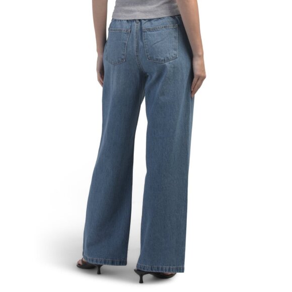 REWASH Indigo Low Rise Wide Leg Jeans - Picture 2 of 2